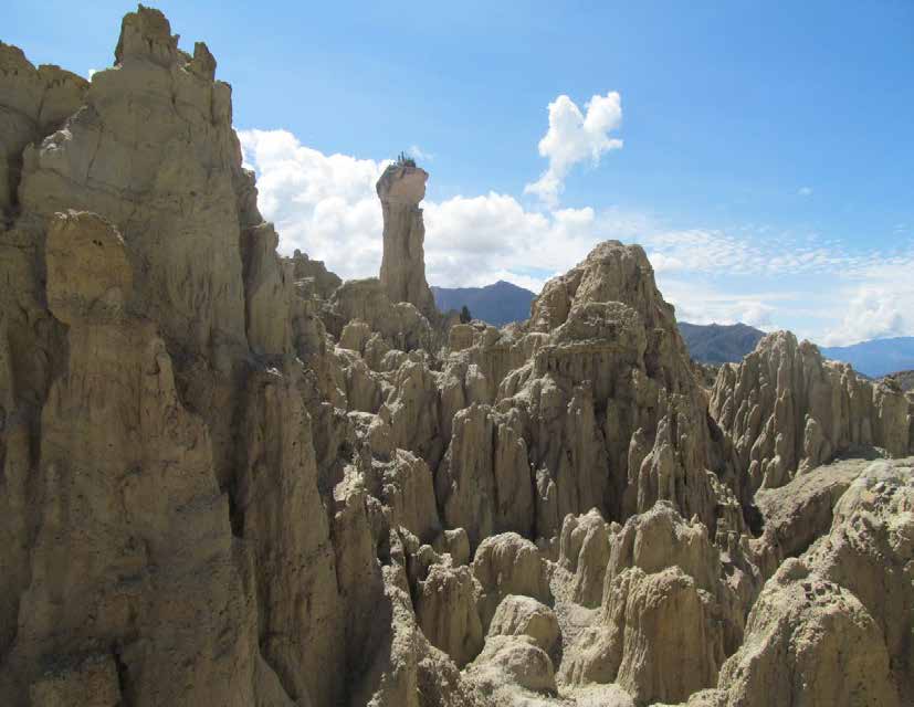 Dag 1: Ankomst till La Paz. Vid ankomsten till La Paz får vi transfer till vårt hotell. Resten av dagen/kvällen är fri för egna aktiviteter. Dag 2 : Stadsrundtur i La Paz med Valley of the moon.