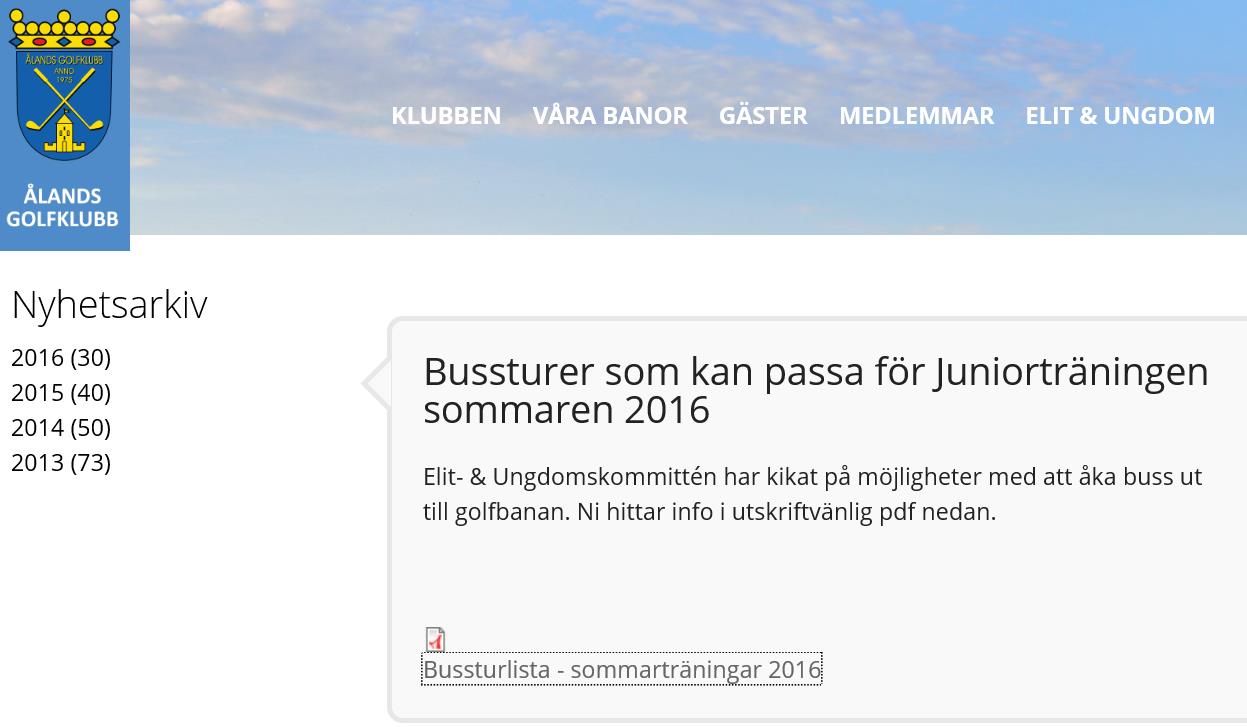 FÖRÄLDRARENKÄT 2016 Detta år var första gången kommittén skickade ut en föräldrarenkät.