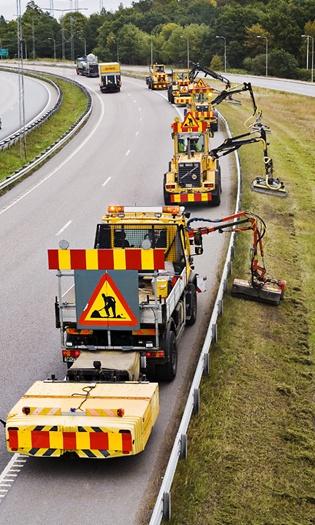 Grundpaket för vägunderhåll Varje kontrakt gäller daglig skötsel av vägar inom ett visst geografiskt område. För närvarande finns det 120 områden som vardera består av 70 till 100 mil väg.