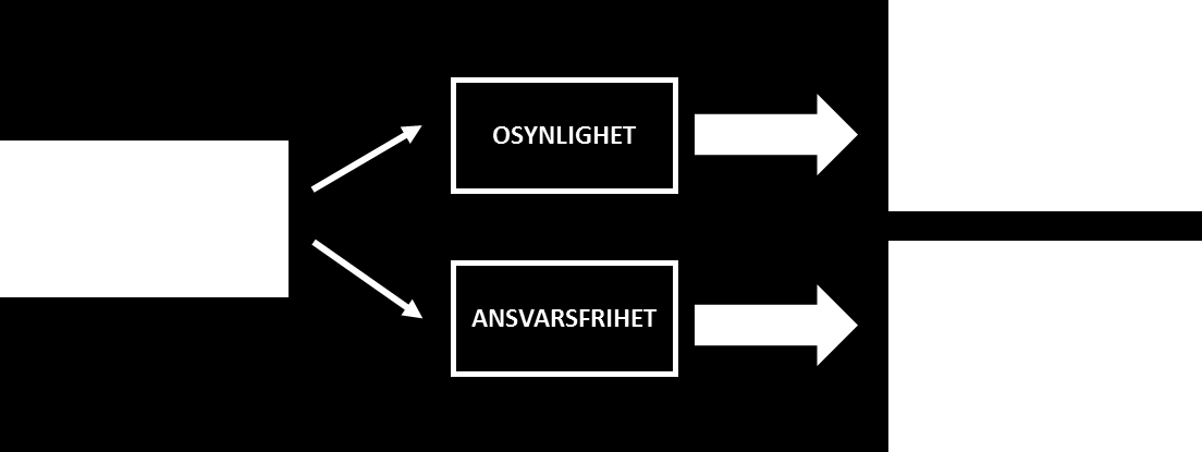 2.3 Konsekvenserna Konsekvenserna av detta är många. För det första far den enskilde illa. Hen blir ofta felaktigt bemött, får felaktig behandling och blir stundtals kränkt.