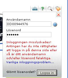 Låsa upp konto Om du fyller i fel lösenord tre gånger måste du antingen vänta i 30 minuter innan du kan prova igen eller låsa upp kontot genom att begära ett nytt lösenord.