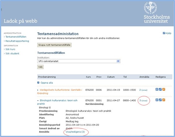 Här bockar du för de uppgifter som skall finnas på utskrifterna allt beroende på vem mottagaren är.
