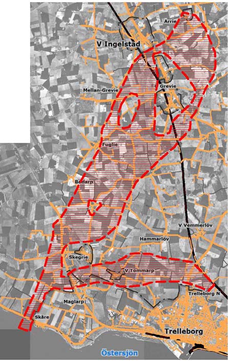 hård och stenig, och därmed olämplig. Baltic Cable motsatte sig en ilandtagning i punkt I, eftersom denna ligger intill deras kabel.
