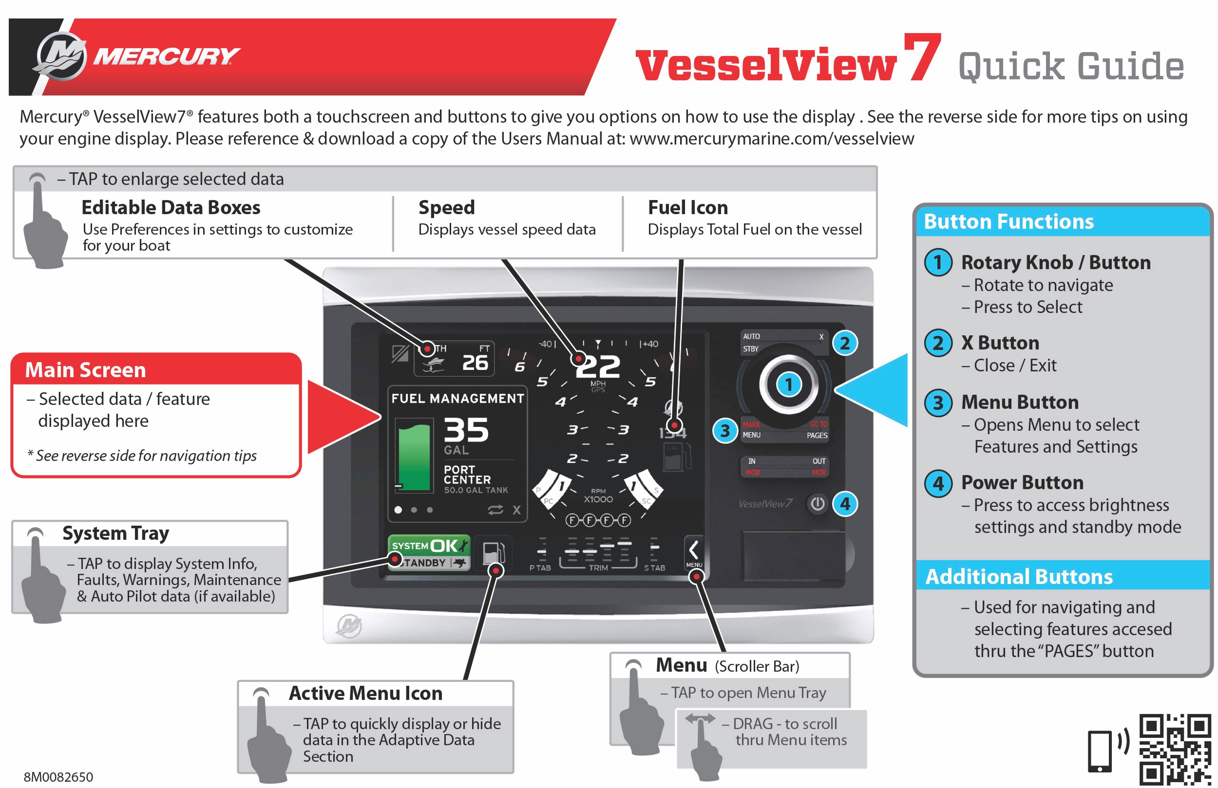 INSTALLATIONSINSTRUKTIONER FÖR VESSELVIEW 7 OBS! Plcer dess instruktioner tillsmmns med produkten för nvändrens frmtid bruk sedn instlltionen vslutts. VIKTIGT!