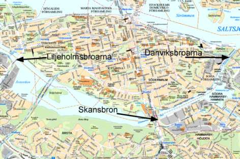 att staden inom några år ansluter driftövervakningssystemet för de öppningsbara broarna till Trafik Stockholm enligt trafik- och renhållningsnämndens beskrivning.