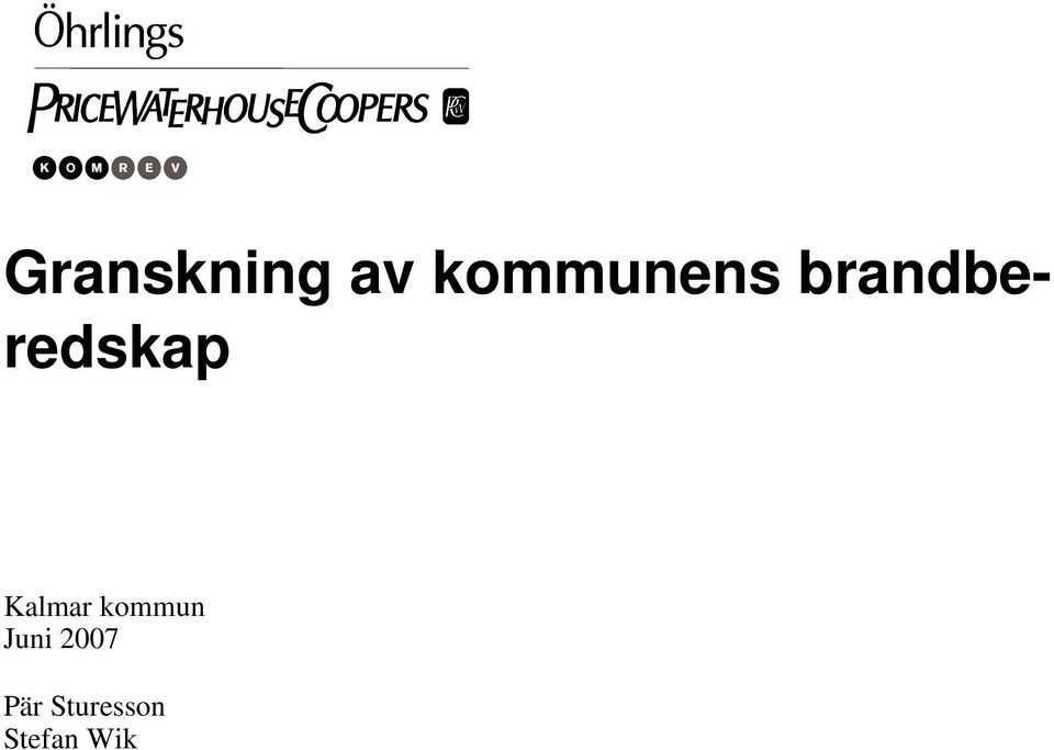 brandberedskap Kalmar
