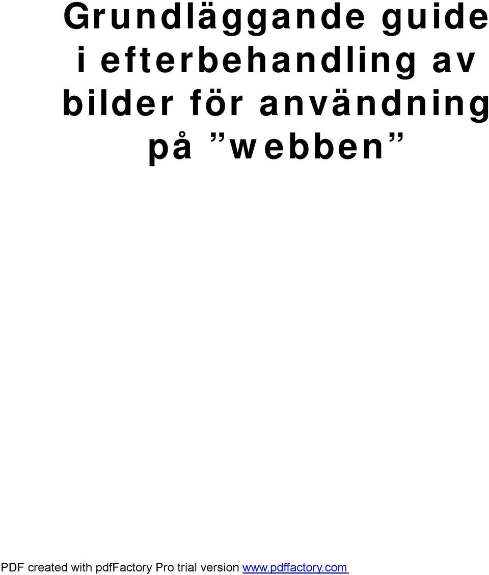 efterbehandling