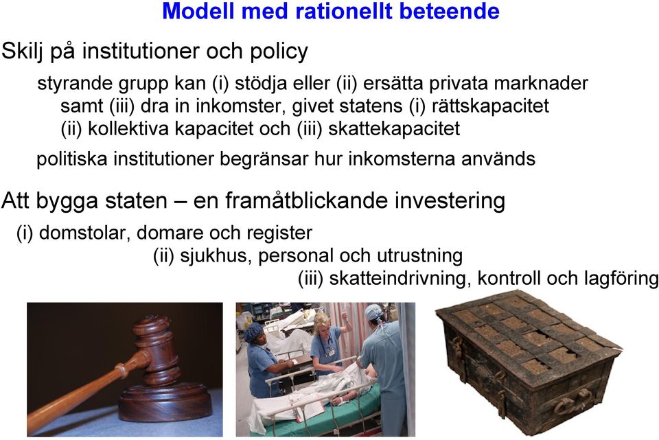 skattekapacitet politiska institutioner begränsar hur inkomsterna används Att bygga staten en framåtblickande