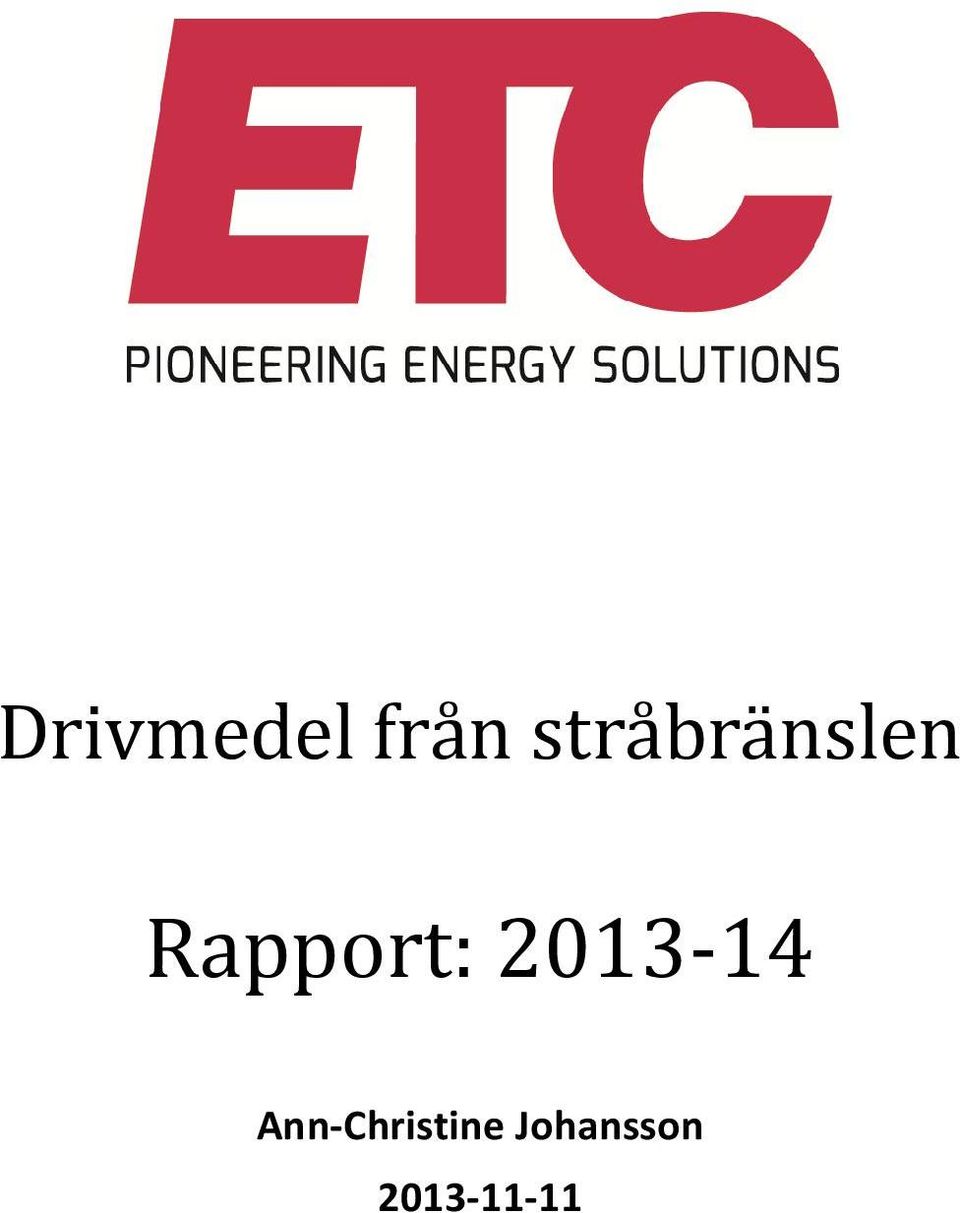 Rapport: 2013 14