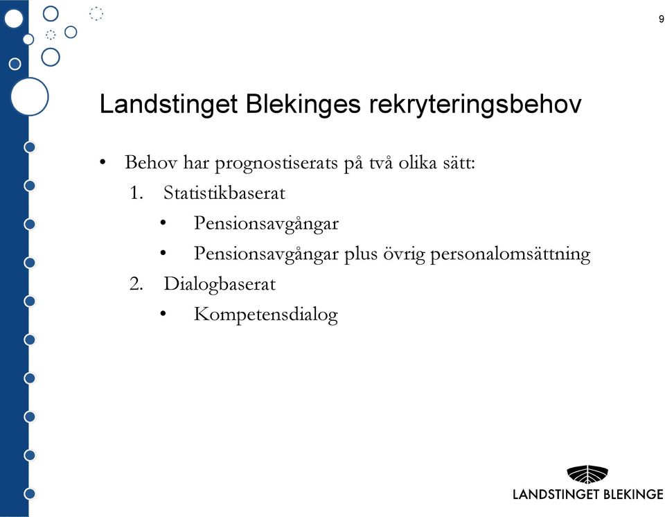 Statistikbaserat Pensionsavgångar Pensionsavgångar