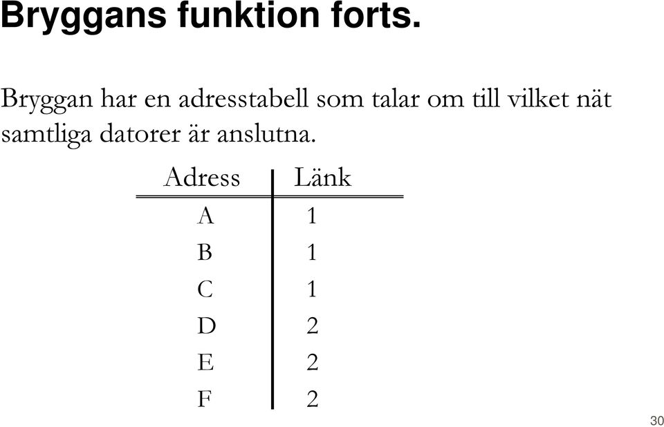 om till vilket nät samtliga datorer