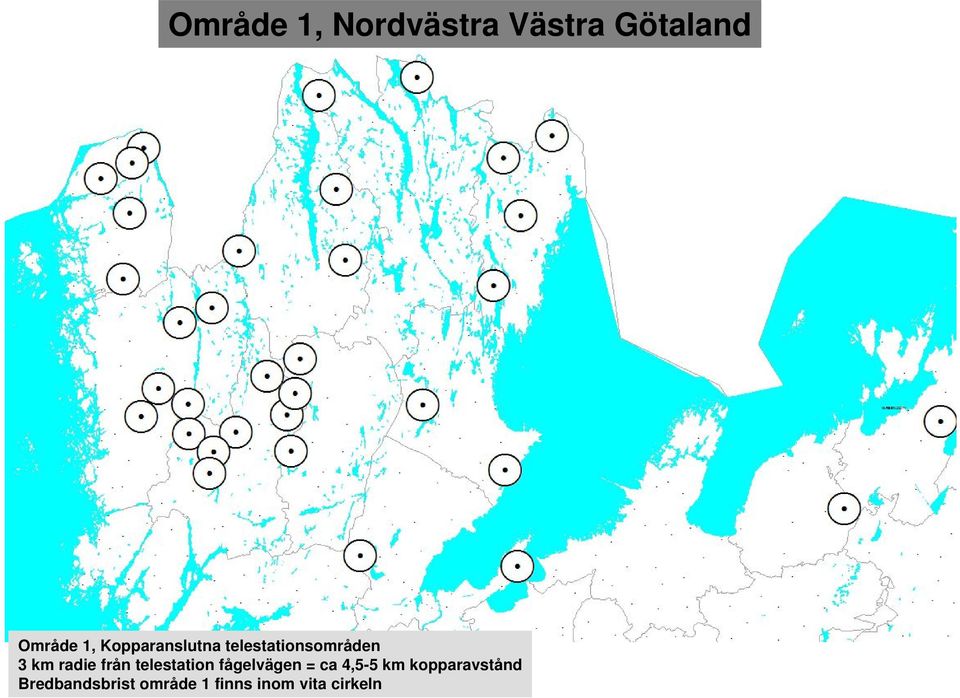 från telestation fågelvägen = ca 4,5-5 km