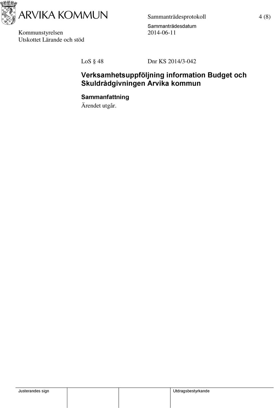 information Budget och