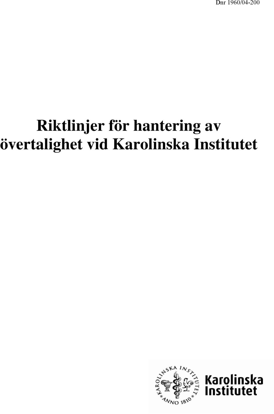hantering av