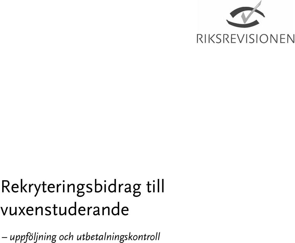 vuxenstuderande