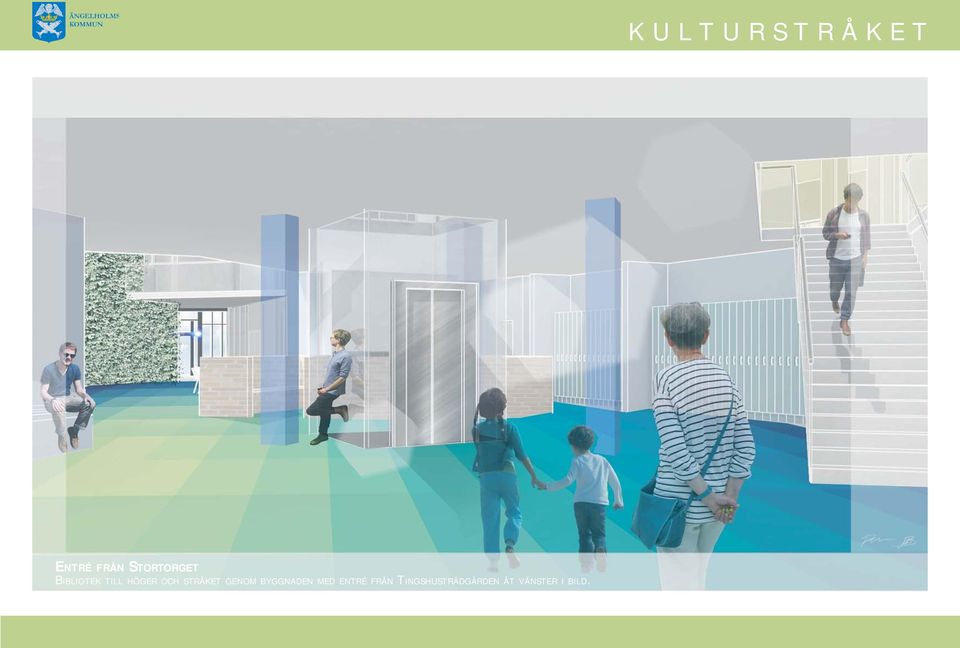 ENTRÉ FRÅN TINGSHUSTRÄDGÅRDEN ÅT