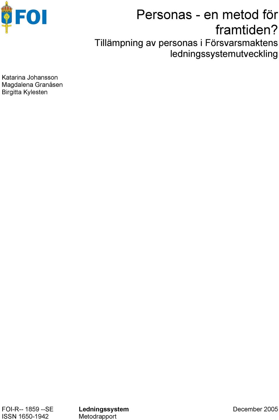 ledningssystemutveckling Katarina Johansson Magdalena