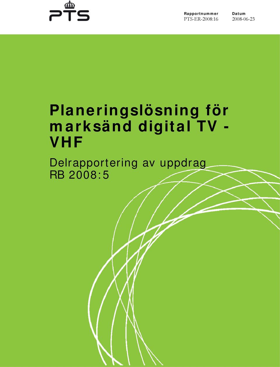 Planeringslösning för marksänd
