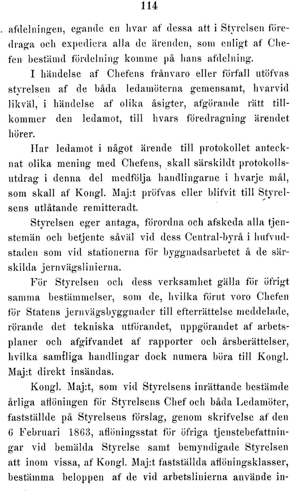 hvars föredragning ärendet hörer.