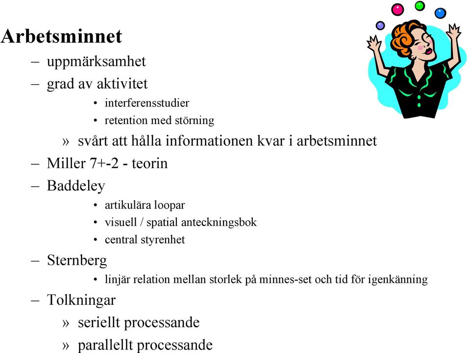 artikulära loopar visuell / spatial anteckningsbok central styrenhet linjär relation mellan