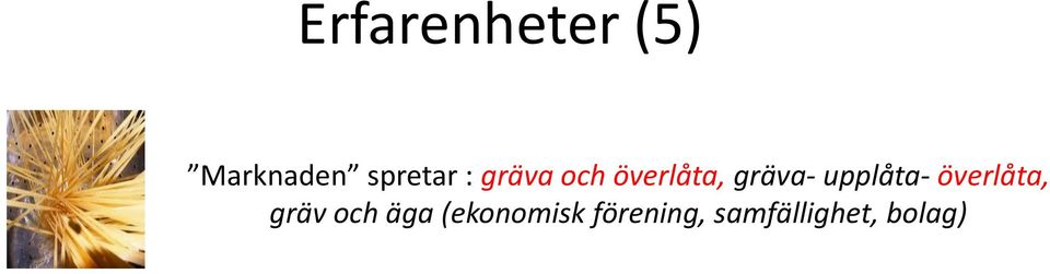 upplåta- överlåta, gräv och äga