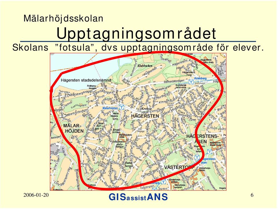 Skolans fotsula, dvs