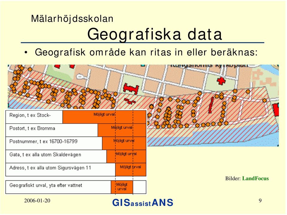 Geografisk område kan
