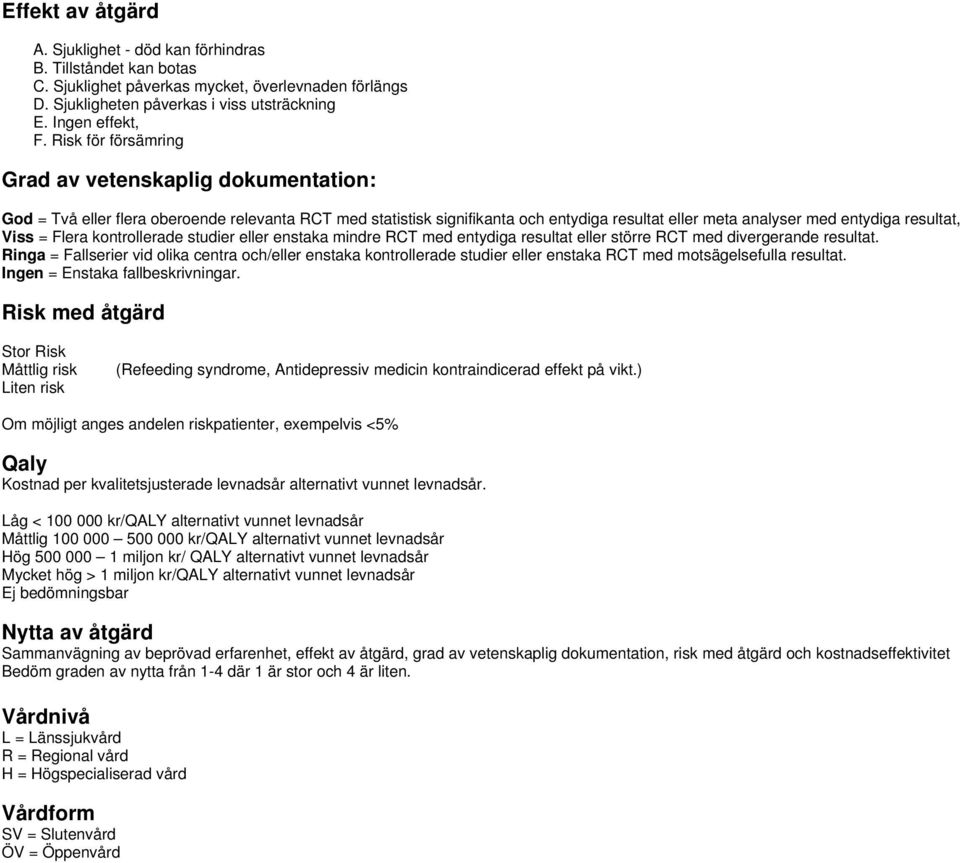 = Flera kontrollerade studier eller enstaka mindre RCT med entydiga resultat eller större RCT med divergerande resultat.