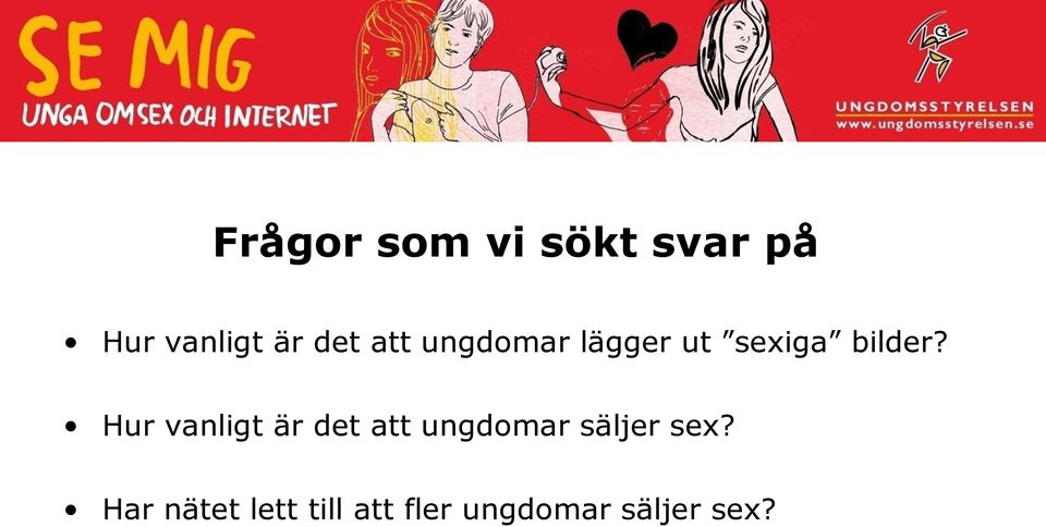 Hur vanligt är det att ungdomar säljer sex?