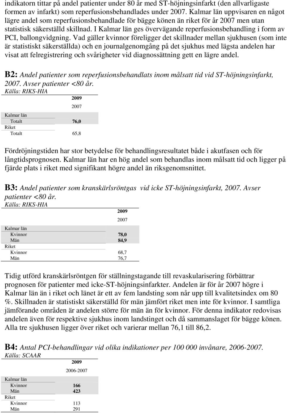 I ges övervägande reperfusionsbehandling i form av PCI, ballongvidgning.