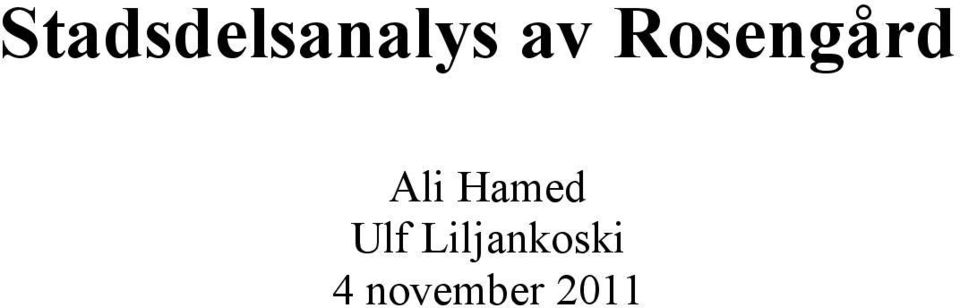 Hamed Ulf