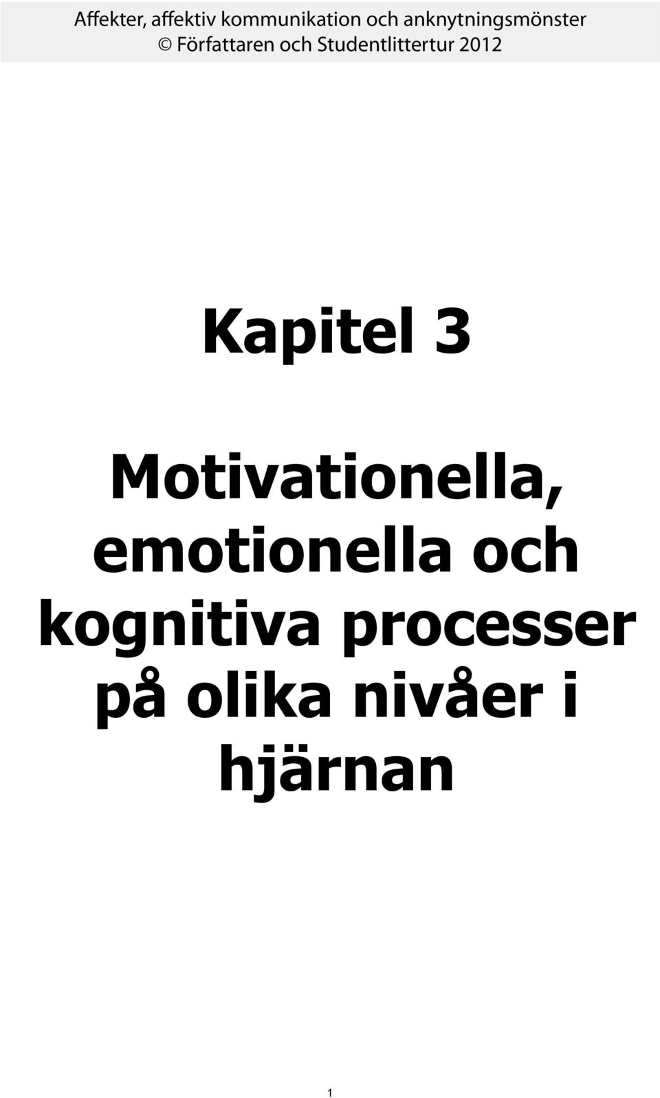 emotionella och