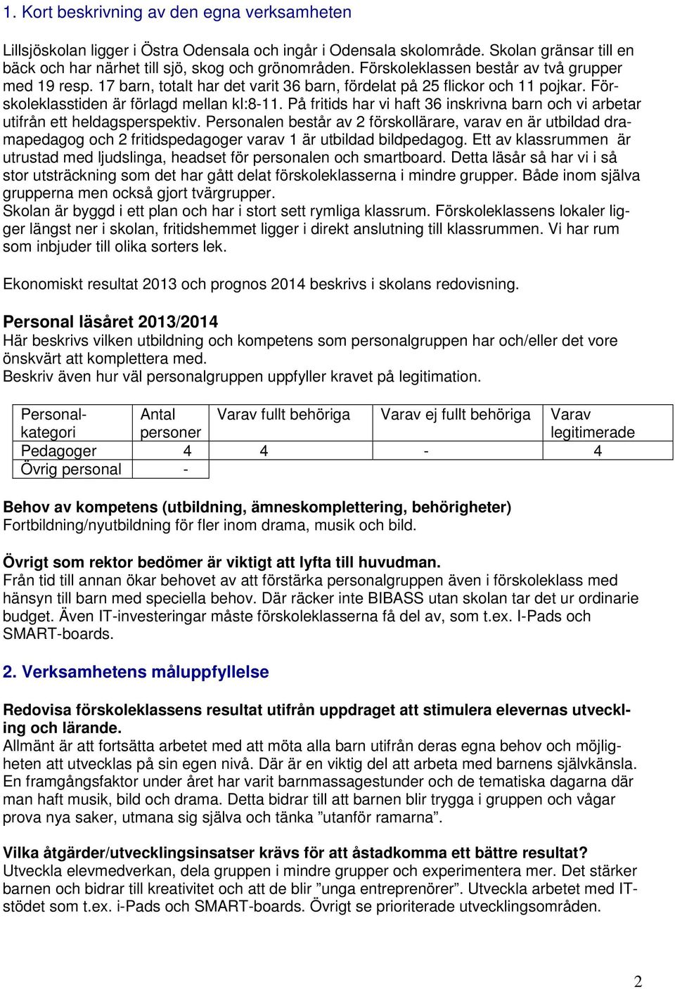 På fritids har vi haft 36 inskrivna barn och vi arbetar utifrån ett heldagsperspektiv.