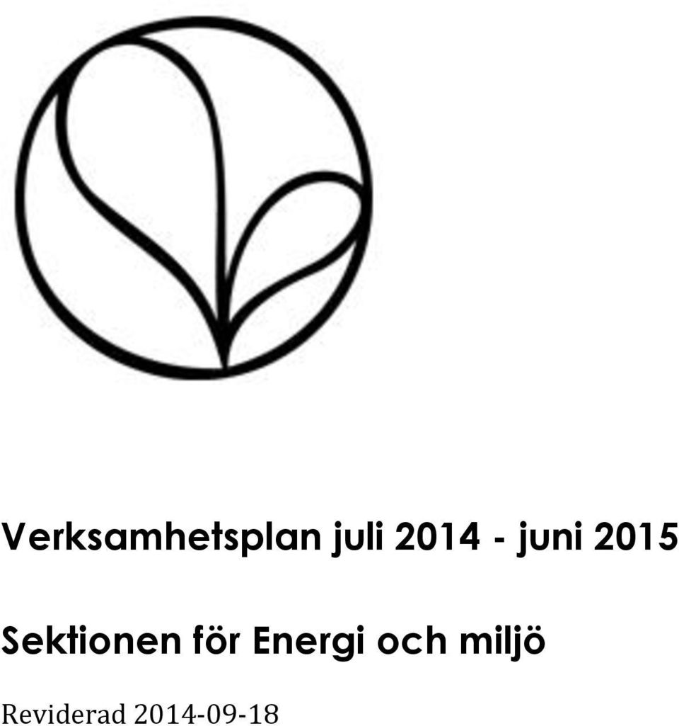 Sektionen för Energi