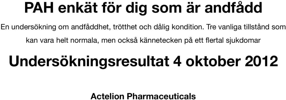 Tre vanliga tillstånd som kan vara helt normala, men också