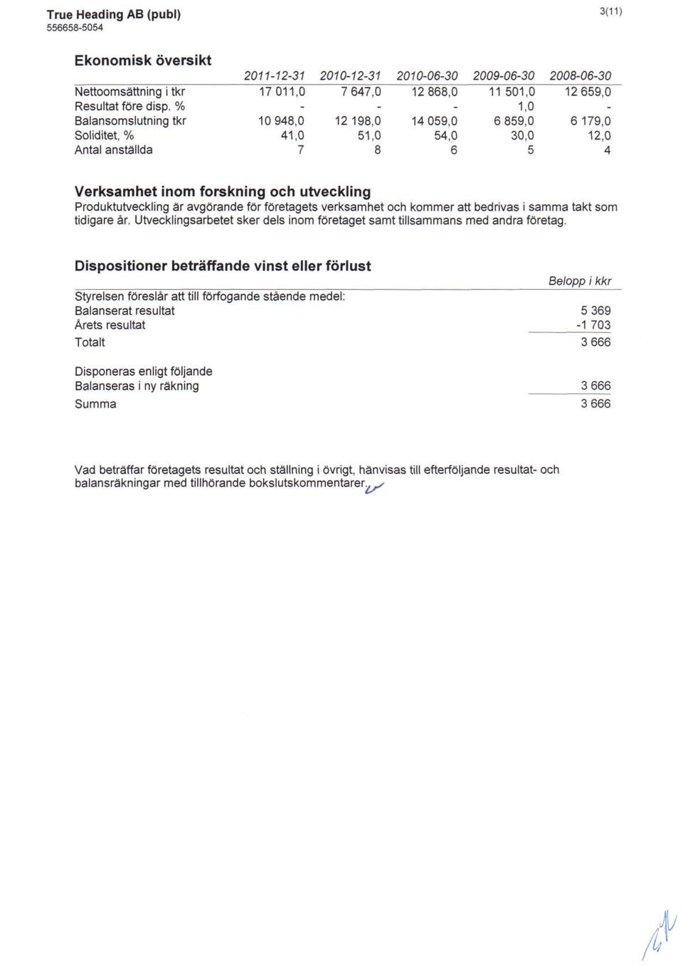 kommer att bedrivas i samma takt som tidigare ar. Utvecklingsarbetet sker dels inom foretaget samt tillsammans med andra foretag.