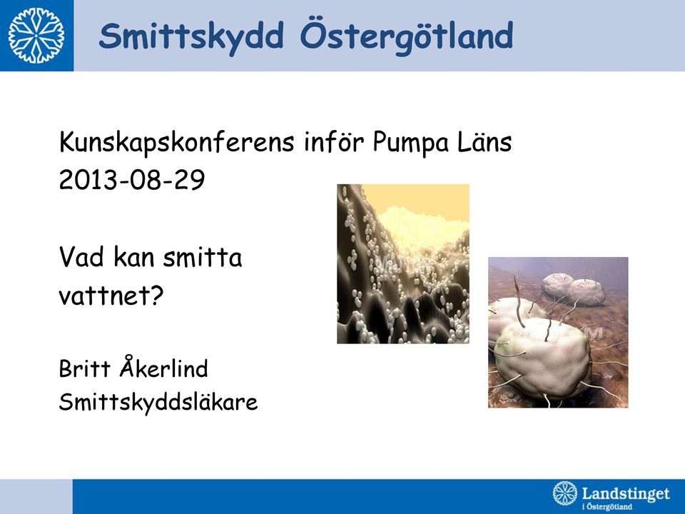 Läns 2013-08-29 Vad kan smitta