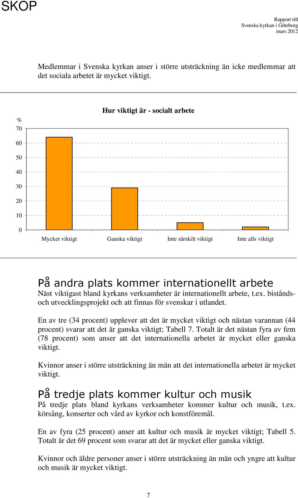 internationellt arbete, t.ex. biståndsoch utvecklingsprojekt och att finnas för svenskar i utlandet.