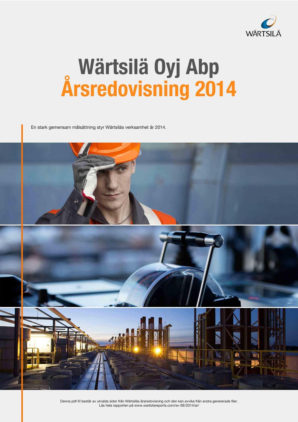 Wärtsiläs verksamhet år 2014.