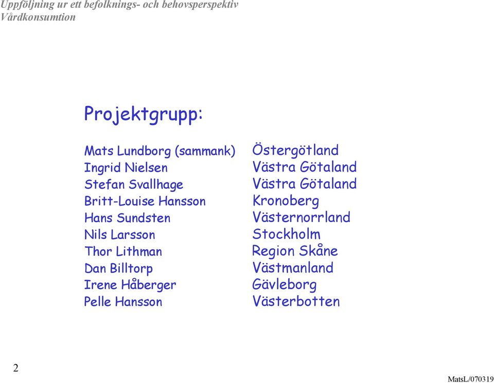 Irene Håberger Pelle Hansson Östergötland Västra Götaland Västra Götaland