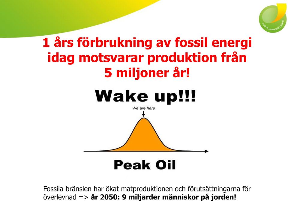 Fossila bränslen har ökat matproduktionen och