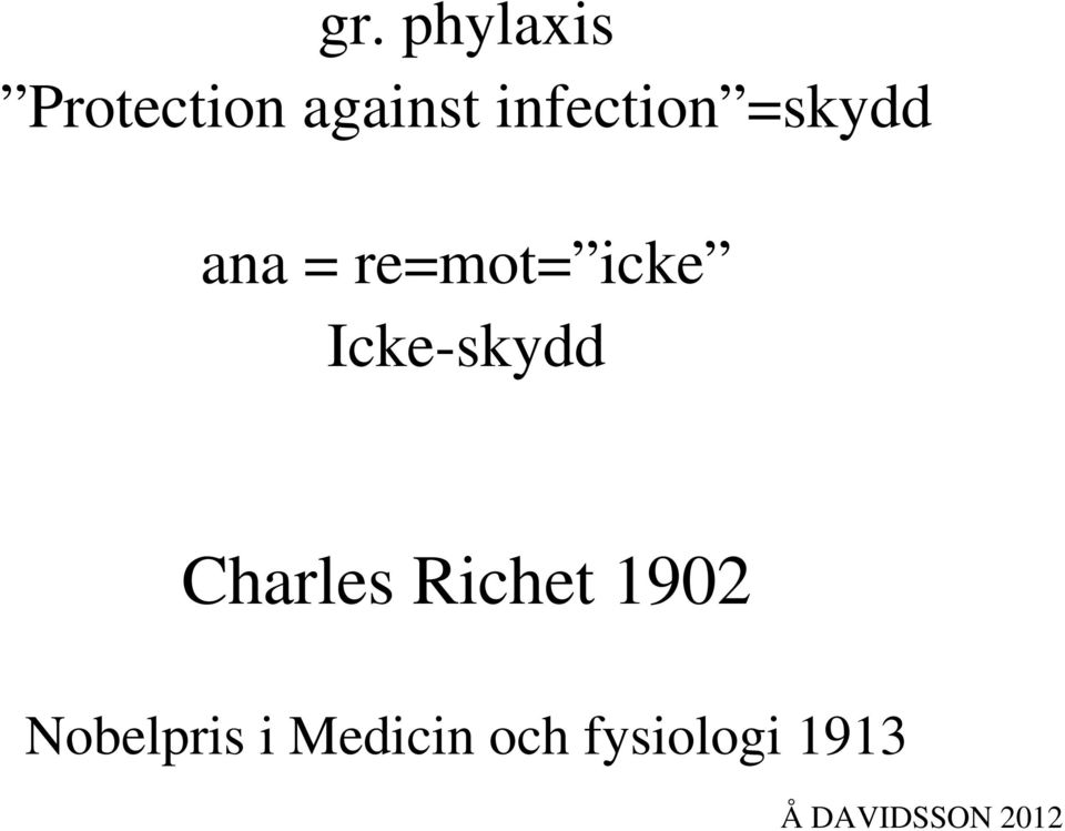 icke Icke-skydd Charles Richet