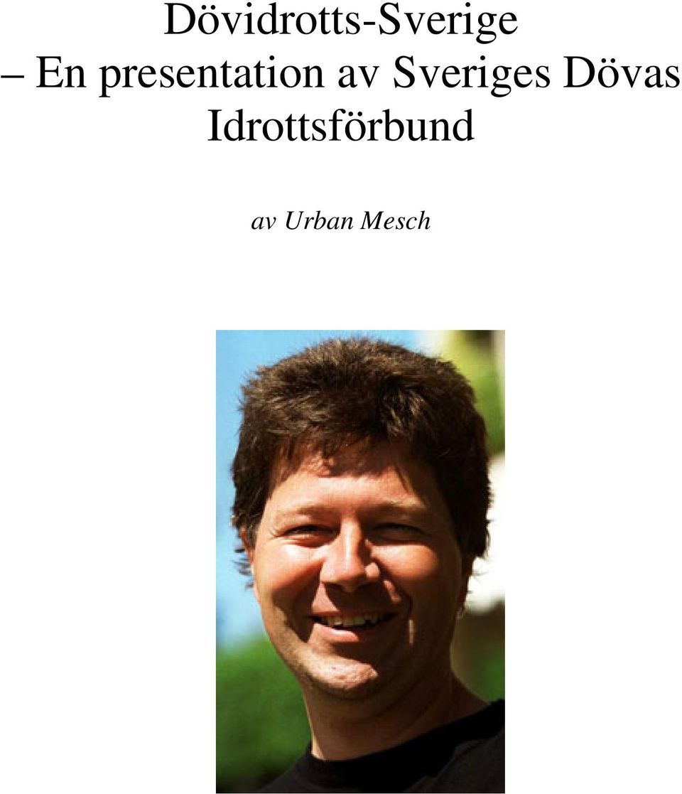 Sveriges Dövas