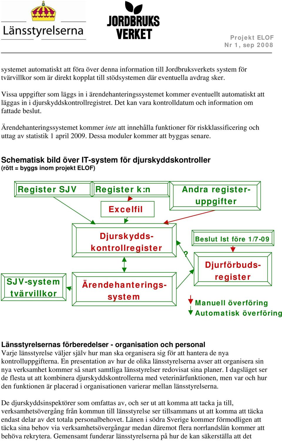 Ärendehanteringssystemet kommer inte att innehålla funktioner för riskklassificering och uttag av statistik 1 april 2009. Dessa moduler kommer att byggas senare.