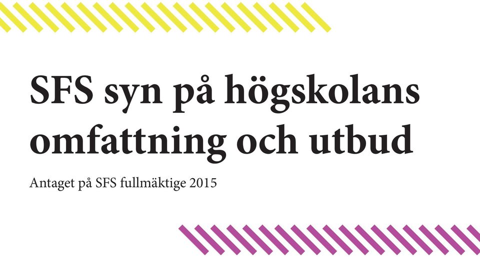 omfattning och