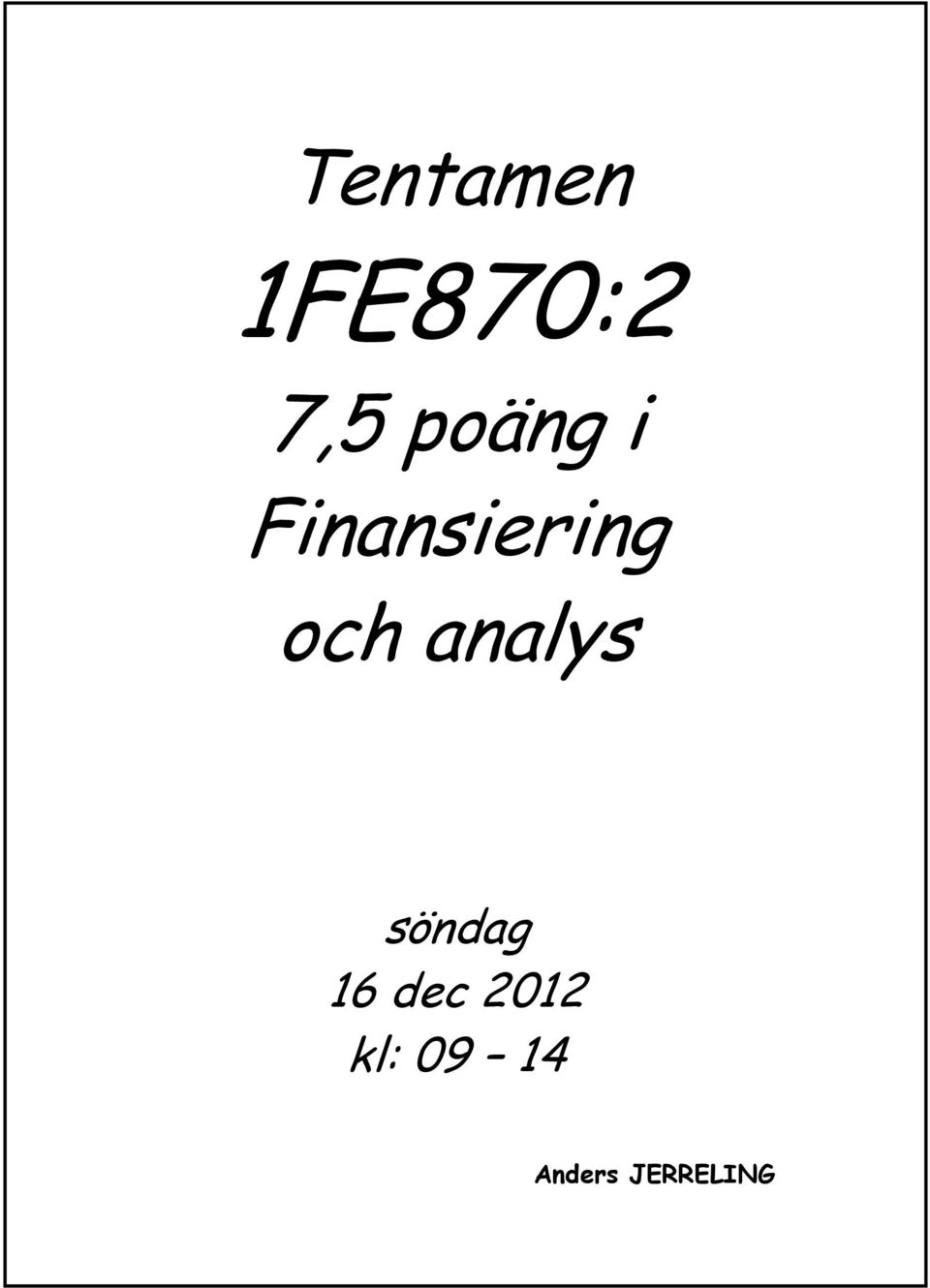 analys söndag 16 dec