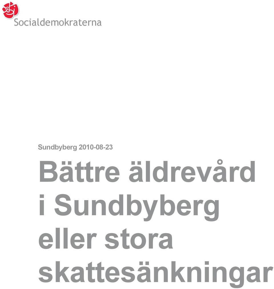 Bättre äldrevård i