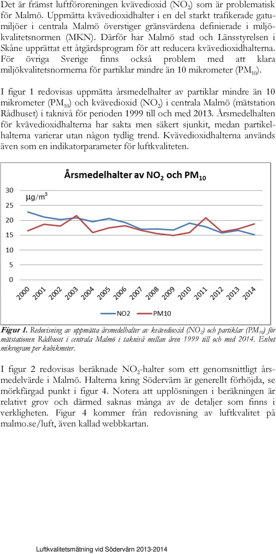 Därför har Malmö stad och Länsstyrelsen i Skåne upprättat ett åtgärdsprogram för att reducera kvävedioxidhalterna.