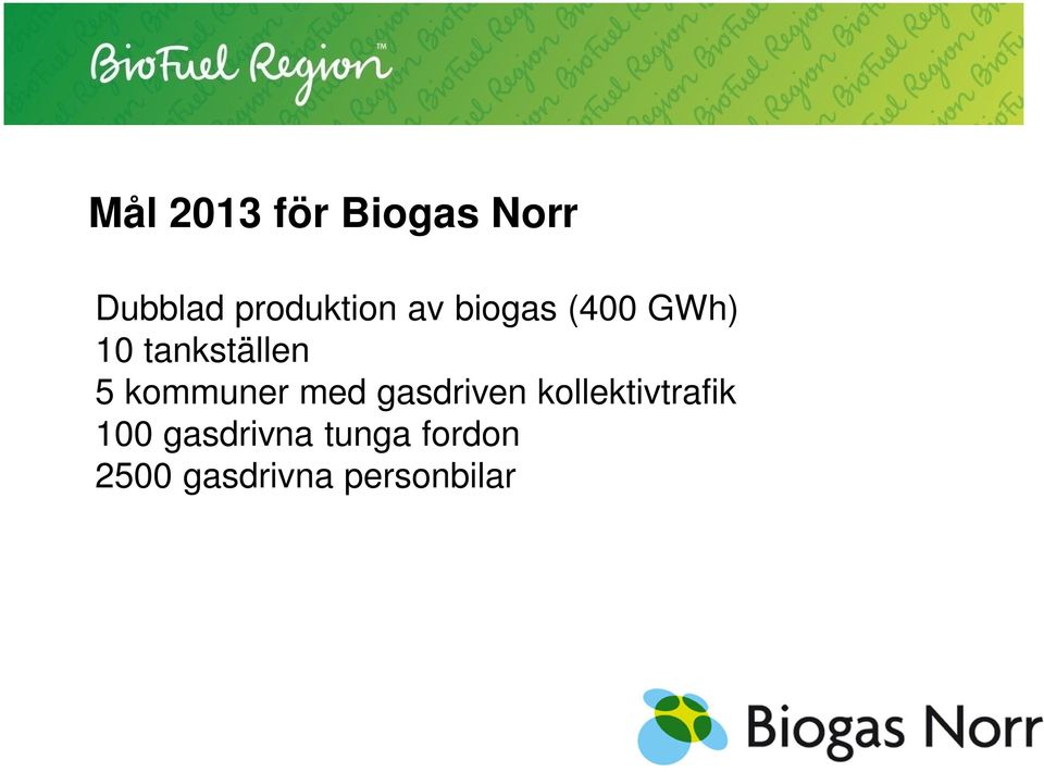 kommuner med gasdriven kollektivtrafik 100