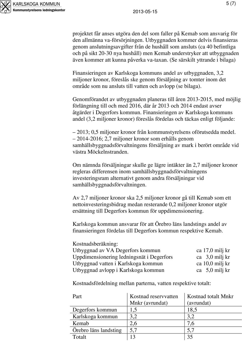 kunna påverka va-taxan.